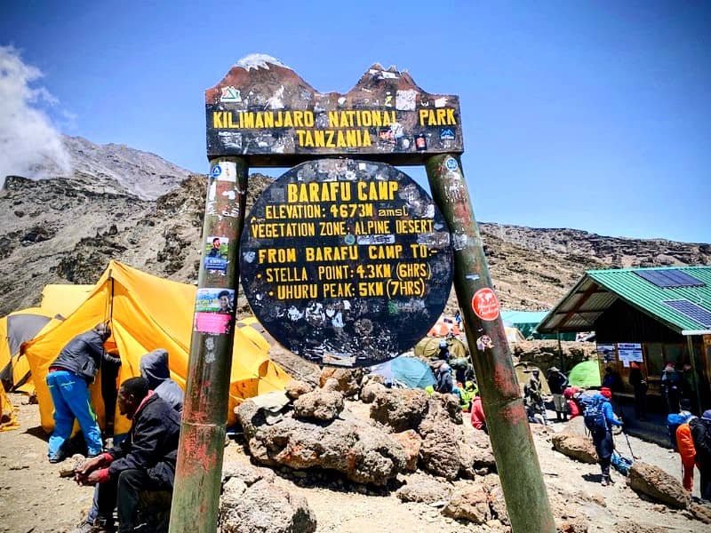 Day 5 - Barafu Camp